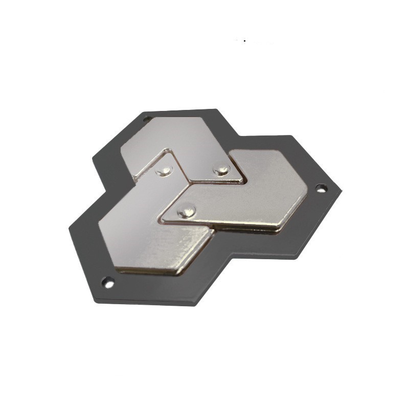 Metal Hexagon Puzzle – Slide & Rotate Logic Brain Teaser Game for Adults