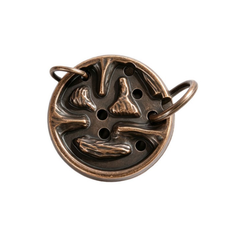 Metal Medal Puzzle – The Legend of the Ring & Salmon Brain Teaser