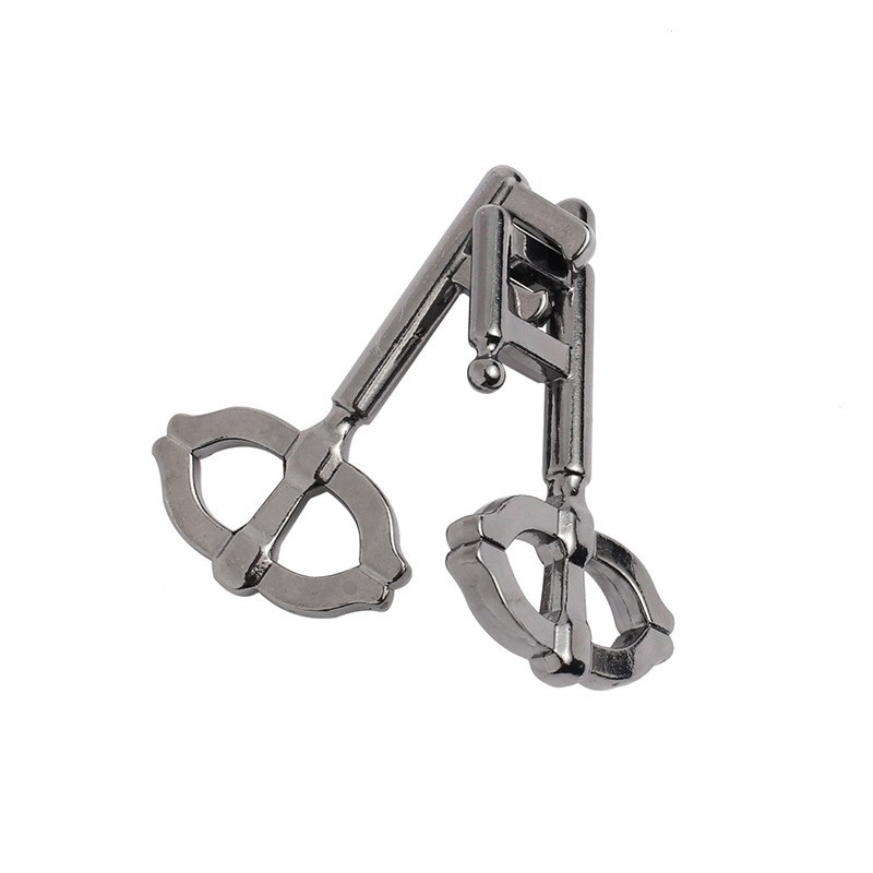 Key II Metal Puzzle Classic IQ Metal Lock Brain Teasers Puzzle