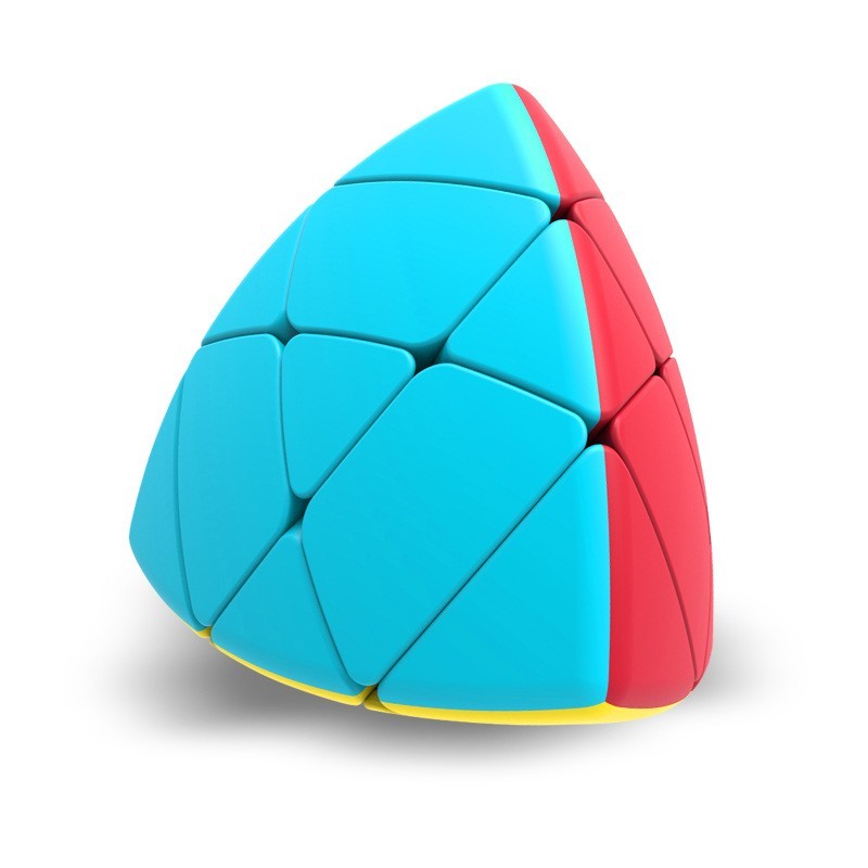 QiYi Mastermorphix 3x3 Stickerless Speed Cube - Zongzi Shape-Shifting Puzzle for Adults & Kids