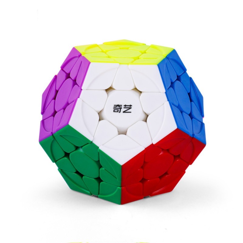 QiYi QiHeng S Megaminx Speed Cube – Stickerless 3x3 Pentagonal Dodecahedron Puzzle with Sculpted Design & Adjustable Tension