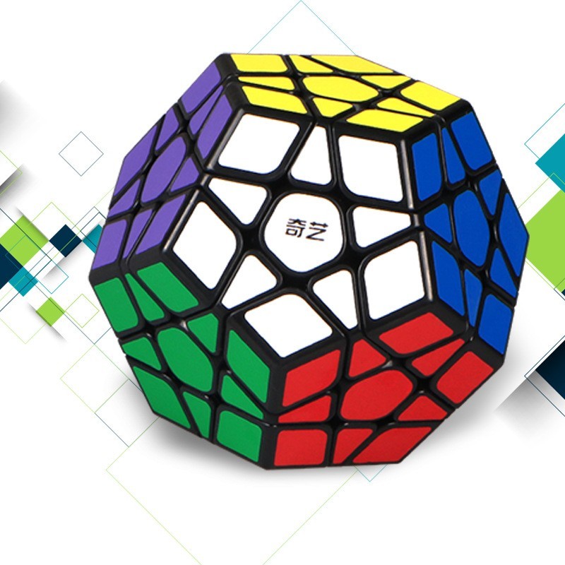 QiYi QiHeng S Megaminx Speed Cube – Stickerless 3x3 Pentagonal Dodecahedron Puzzle with Sculpted Design & Adjustable Tension