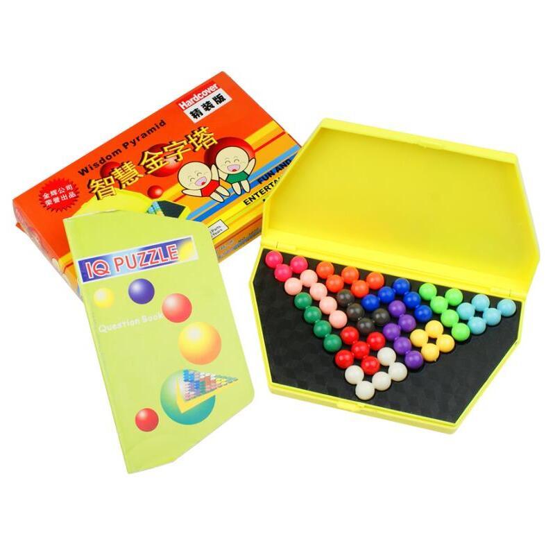 Smart Pyramid Puzzle – 12-Piece IQ Educational Logic Brain Teaser for Kids & Adults