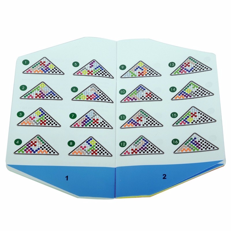 Smart Pyramid Puzzle – 12-Piece IQ Educational Logic Brain Teaser for Kids & Adults