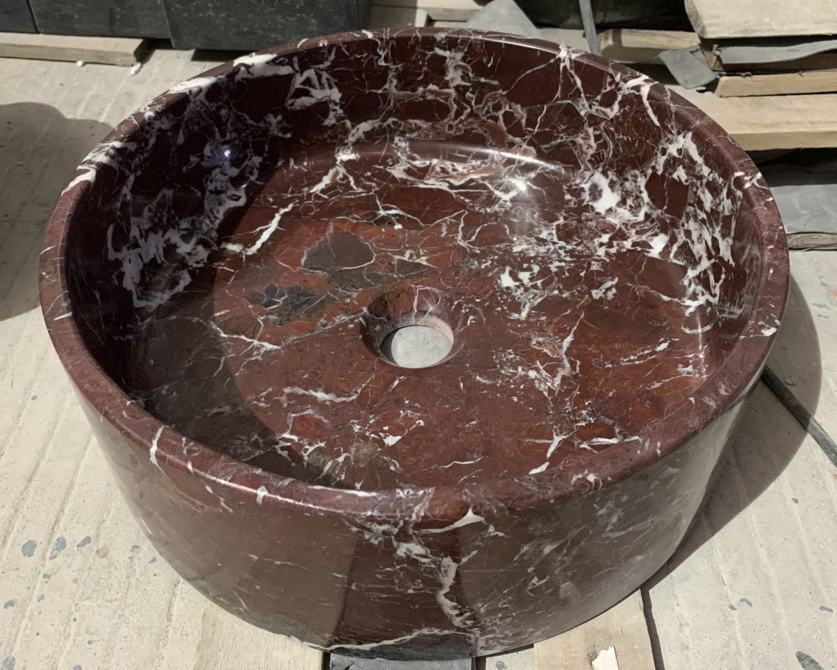Rosso Levanto Sink