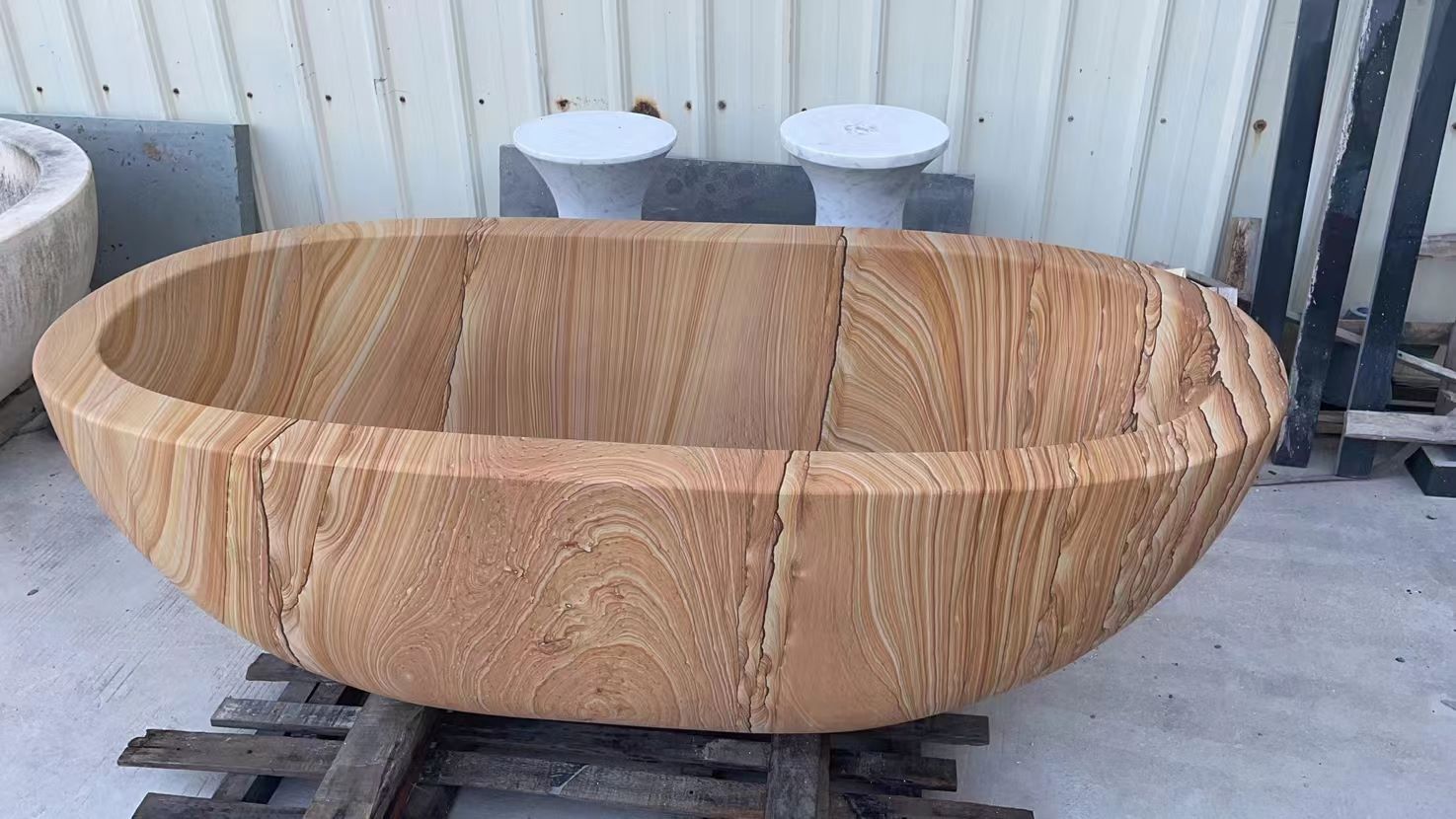 Natural Sandstone Bathtub
