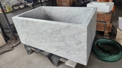 Bianca Carrara Marble Bathtub