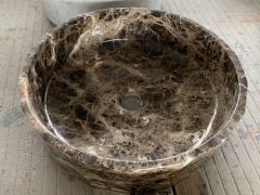 Dark Emperador Sink