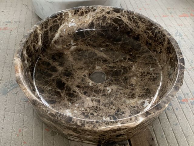 Dark Emperador Sink