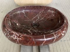 Rosso Levanto Sink