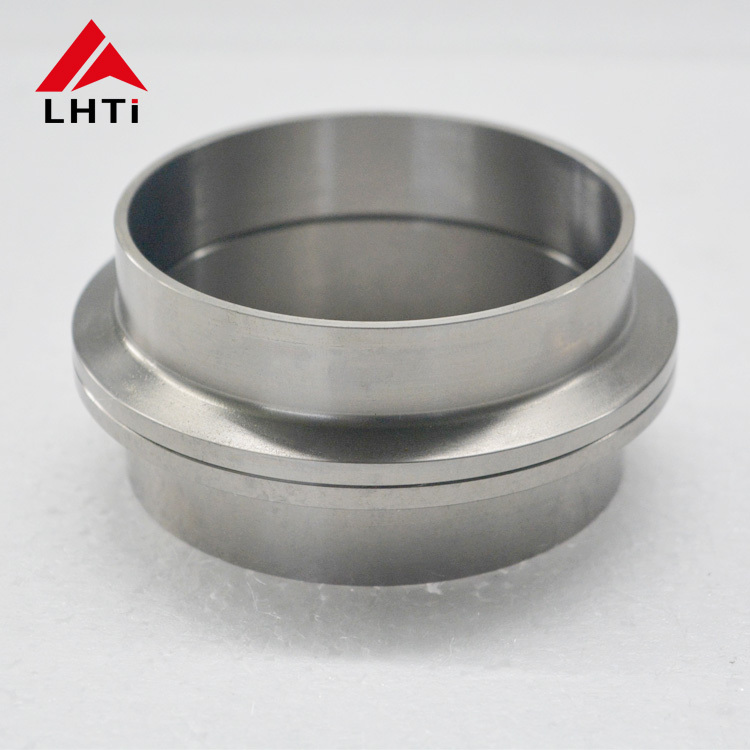 Titanium Customizable 2~5inch Standard Type Spring Clamp Titanium V-Band Flange with Quick Release Clamp V-type Flange Kit for Cars Downpipe
