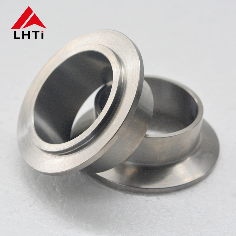 Titanium Customizable 2~5inch Standard Type Spring Clamp Titanium V-Band Flange with Quick Release Clamp V-type Flange Kit for Cars Downpipe