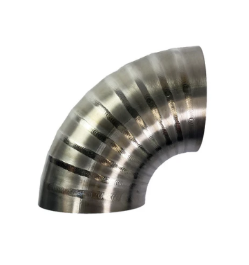 Titanium  Pie cut turbo downpipe exhaust pipe 9° Degree bend 5 Pack