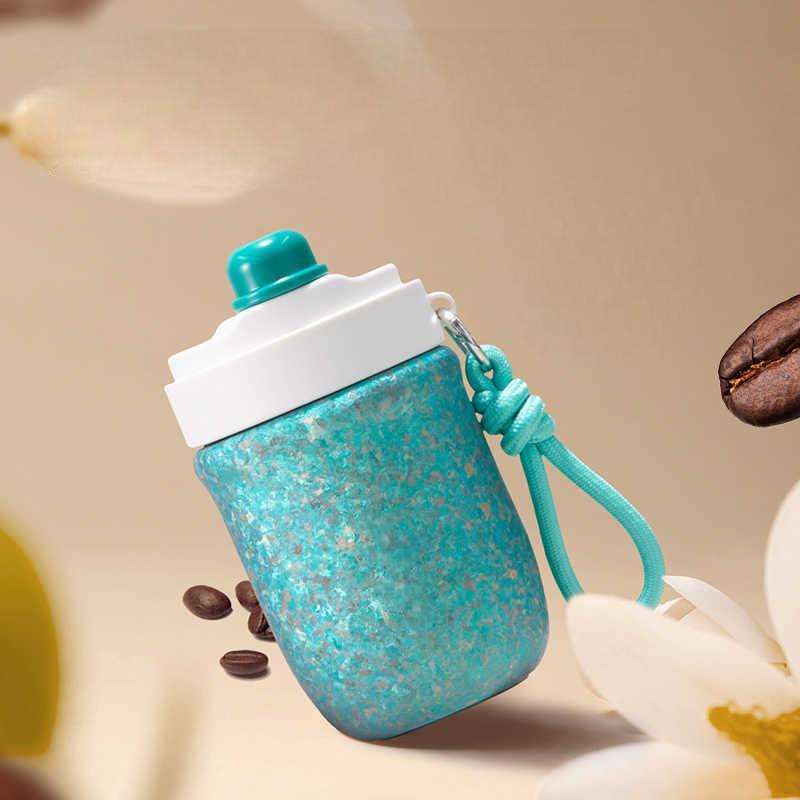 Titanium coffee cup