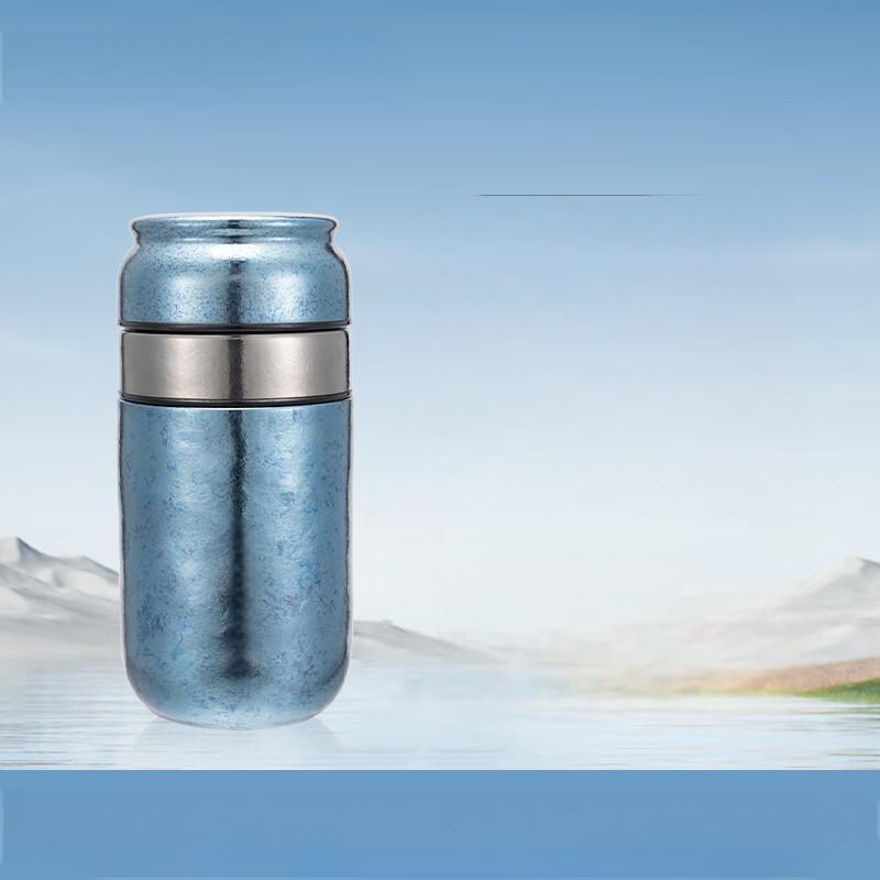 Titanium thermos cup