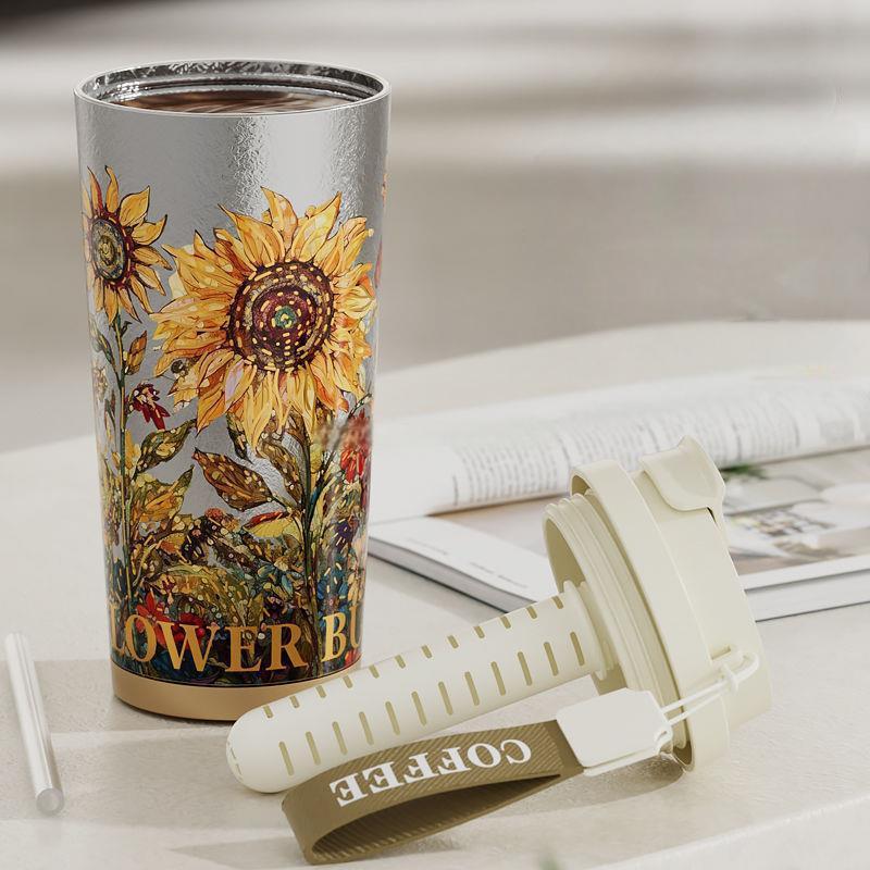 Titanium coffee cup