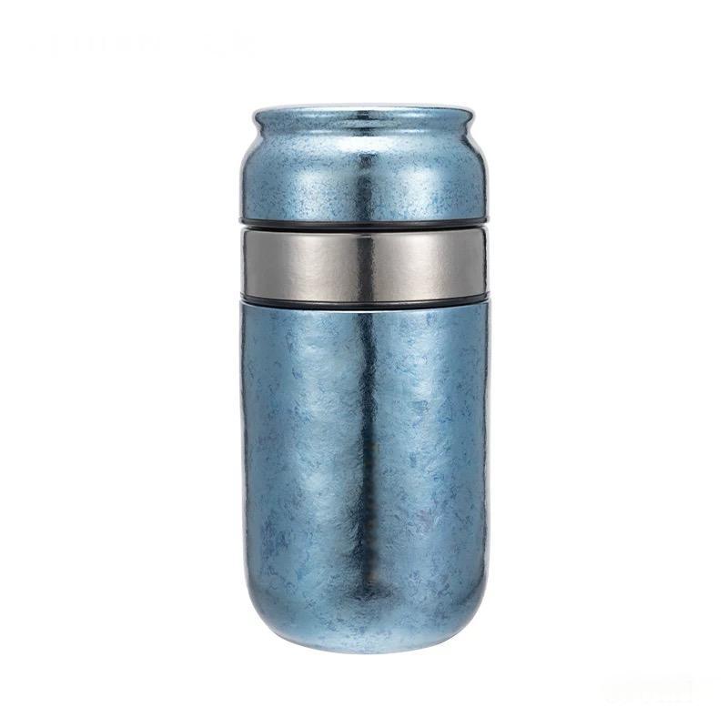 Titanium thermos cup