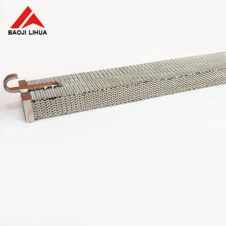 Gr2 gr5 customized shape titanium anodizing basket in bulk with PP bags