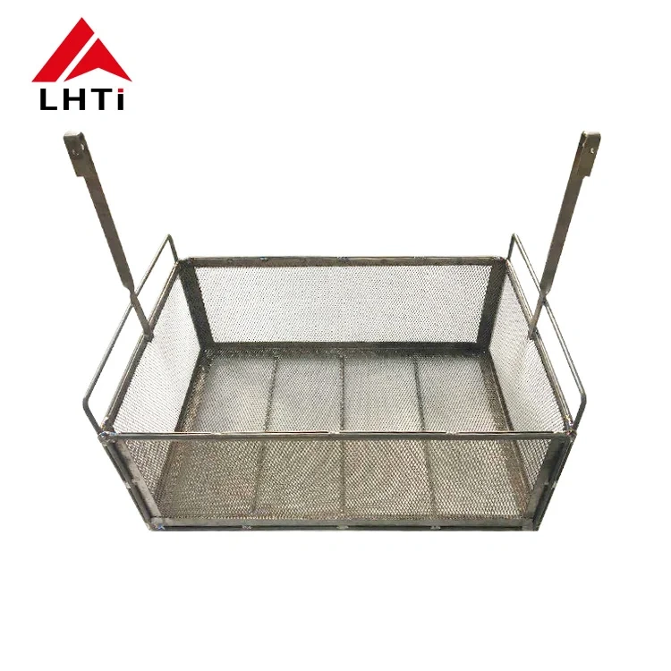 Gr2 gr5 customized shape titanium anodizing basket in bulk with PP bags
