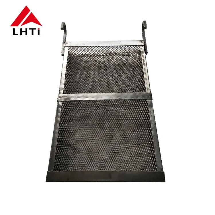 Gr2 titanium anode basket electroplating 5x10 6x12mm for chemical Industry