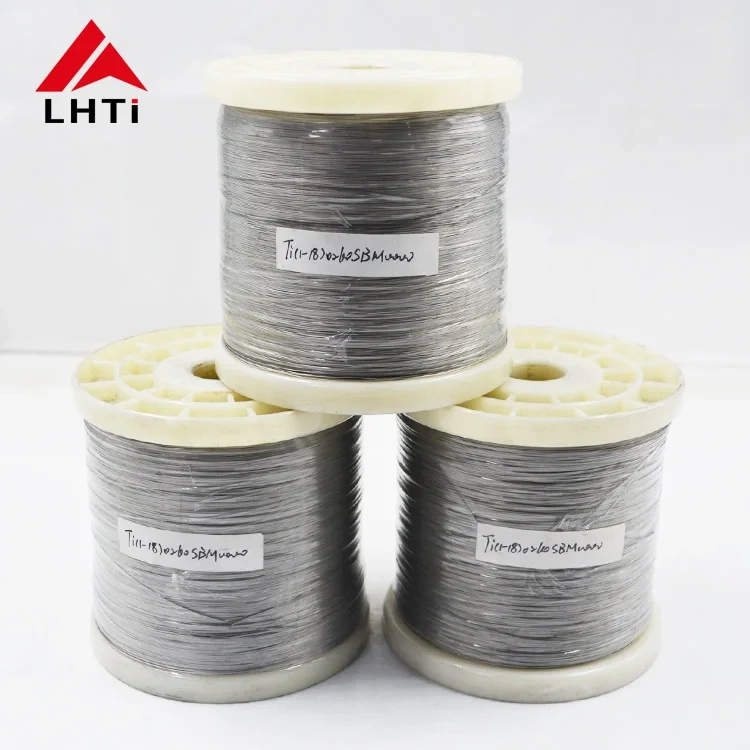 Titanium wire GR5 0.2mm customized length ASTM B863