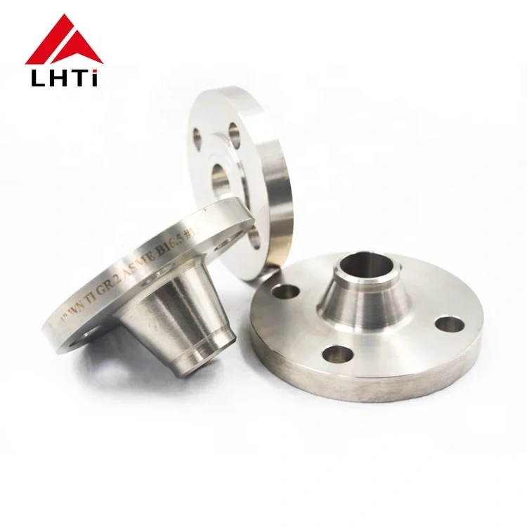 Ti Gr2 Gr3 Gr12 ASME JIS EN Standard Blind Flansch(BL)  Titanium Flange