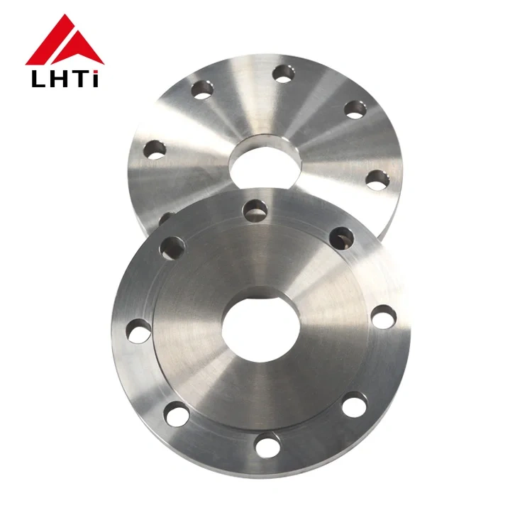 Ti Gr2 Gr3 Gr12 ASME JIS EN Standard Blind Flansch(BL)  Titanium Flange