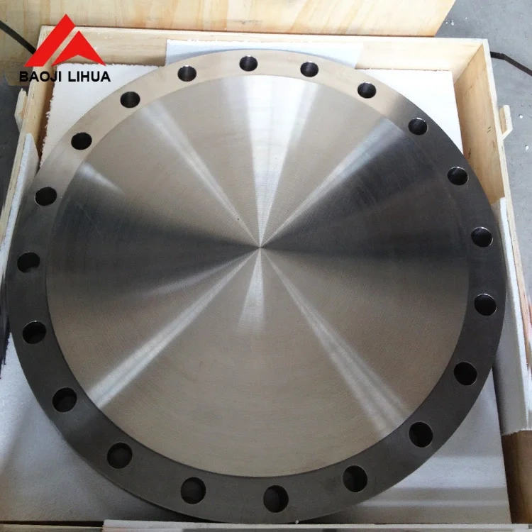 ASTM Source Factory Ti Gr2 Gr12 Blind Flansch(BL)  Titanium Flange