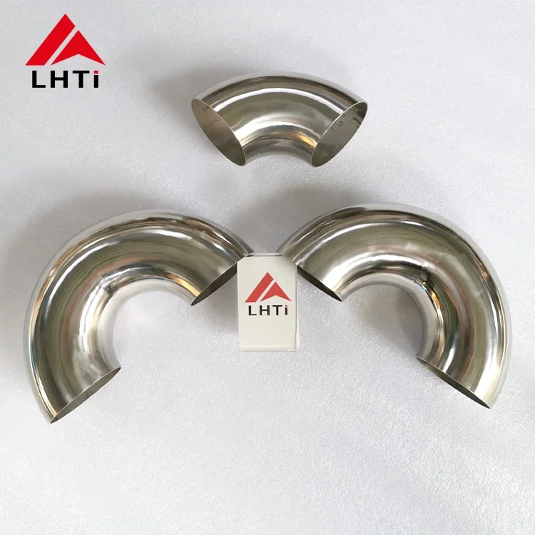 3 inch 76mm Gr2 Titanium Elbow / Bends 1.2mm For Exhaust Parts