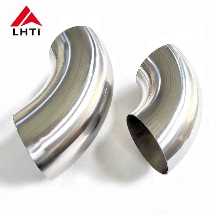 3inch 76mm Gr2 Titanium Elbow / Bends With 1.2mm For Exhaust Parts