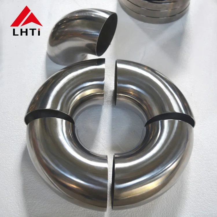 High Quality 3.5" Seamless Titanium Tube Elbow
