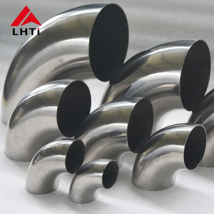 90 / 45 / 180 Degree Titanium Elbows Connector Pipe Fittings