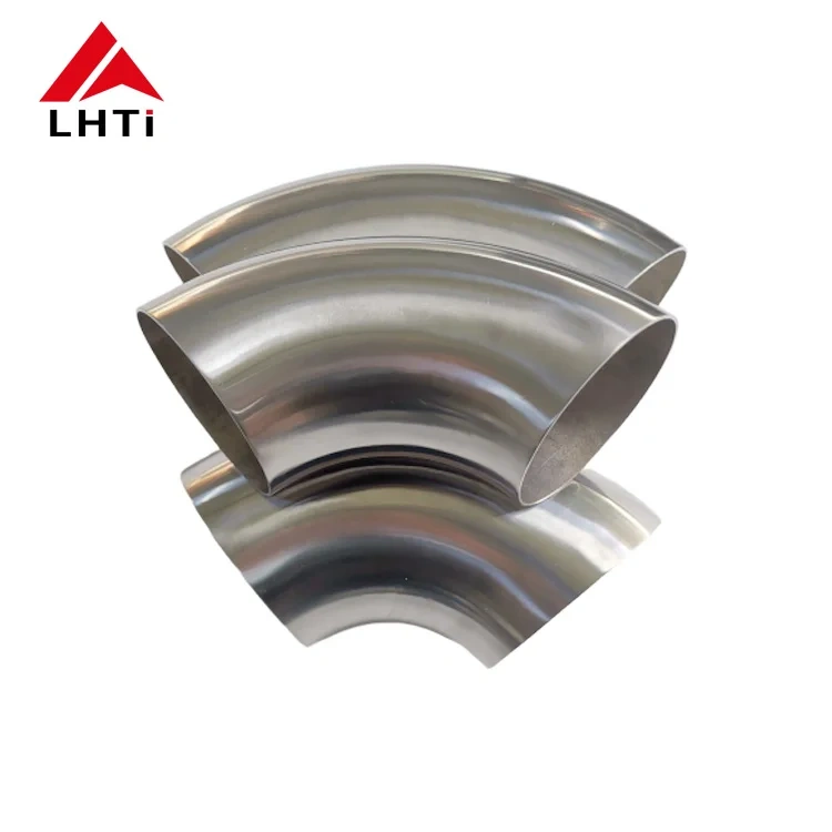 90 / 45 / 180 Degree Titanium Elbows Connector Pipe Fittings