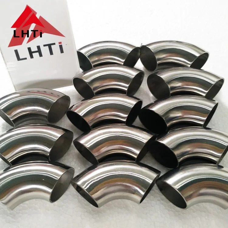 3inch 76mm Gr2 Titanium Elbow / Bends With 1.2mm For Exhaust Parts