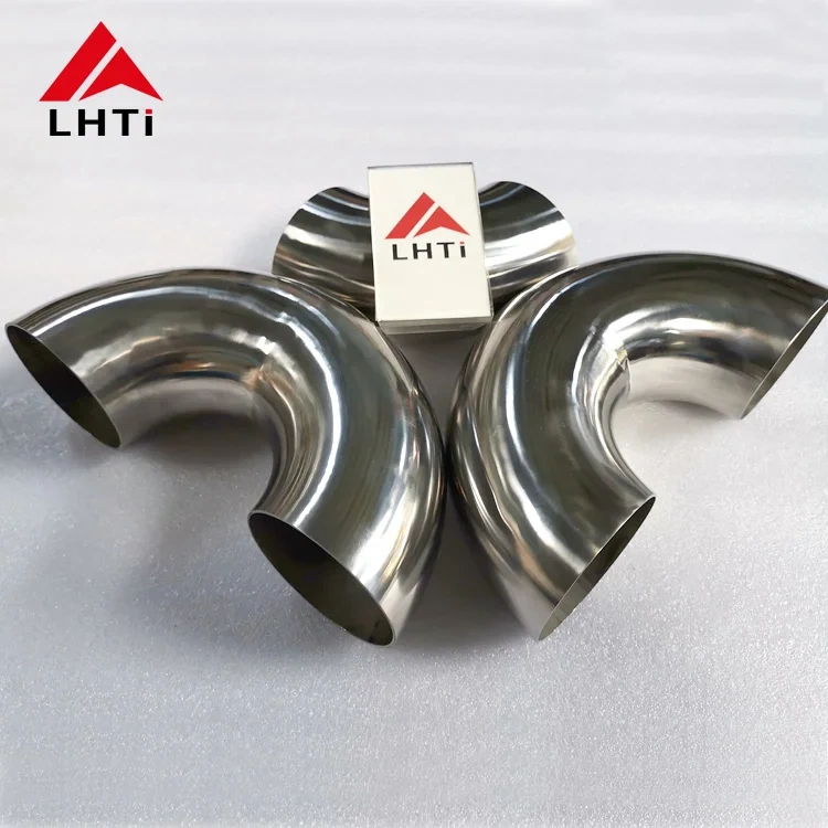 High Quality 3.5" Seamless Titanium Tube Elbow