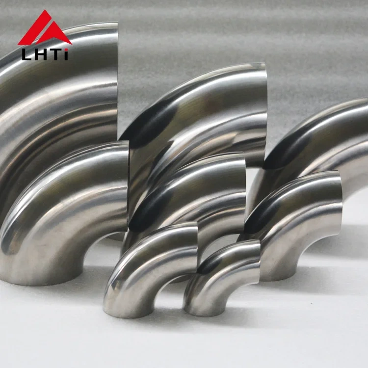 3inch 76mm Gr2 Titanium Elbow / Bends With 1.2mm For Exhaust Parts