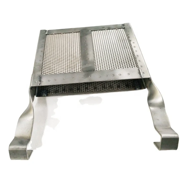 Gr2 gr5 customized shape titanium anodizing basket in bulk with PP bags