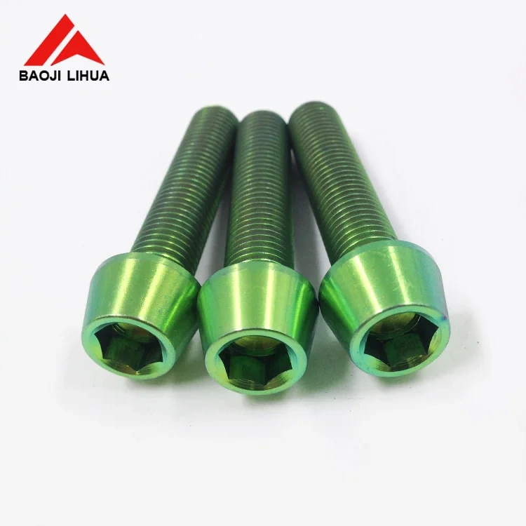 Hex head DIN 912 tap m5 m6 m8 Titanium bolt /screw for sale