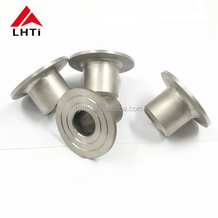 ASTM B363 WPT2 titanium lap joint stub end cap fitting