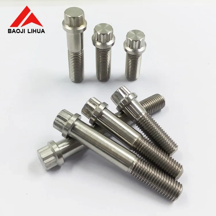 M7 rims bolts ,12 points titanium flange bolts for automobile