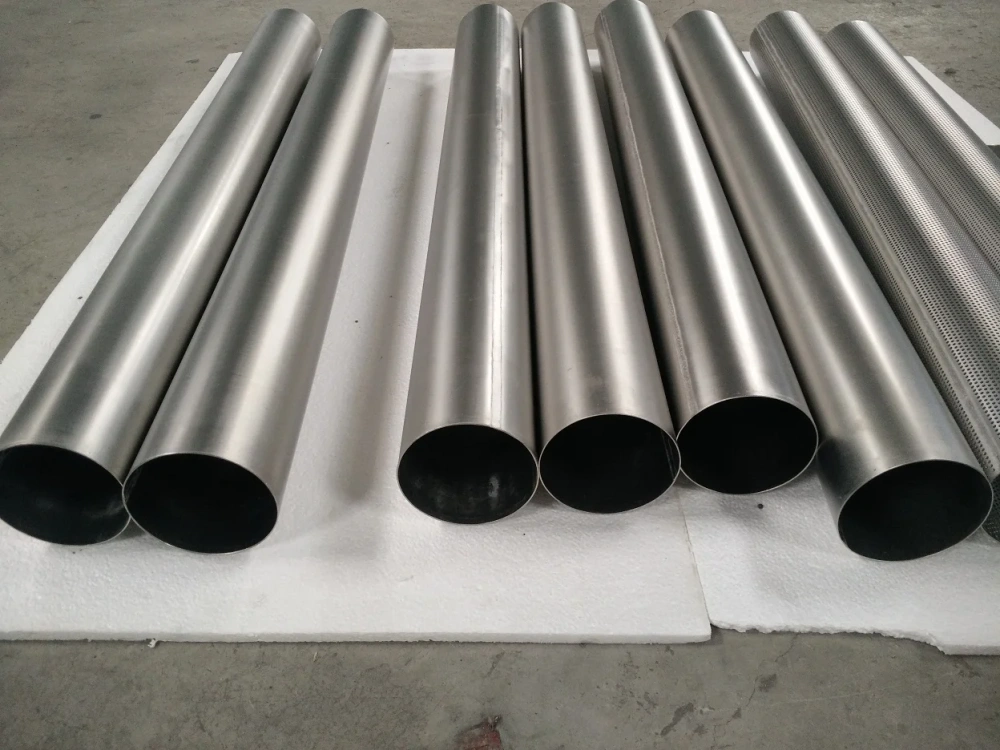 Titanium tube 76mm with thickness 1.0mm/1.2mm exhaust for car motorcycle