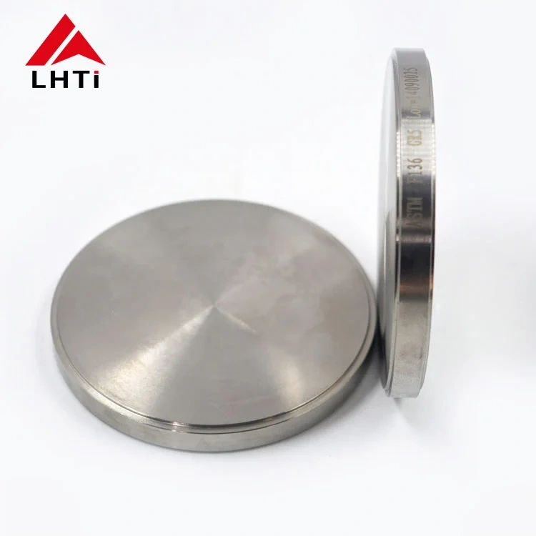 ASTM F136 Titanium Block Gr5 eli Gr2 Gr4 Titanium Disc 98mm for medical