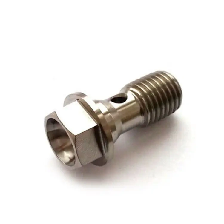 gr5 single Banjo titanium Bolt  M10 x 1.0 titanium probolt Race motorcycle parts