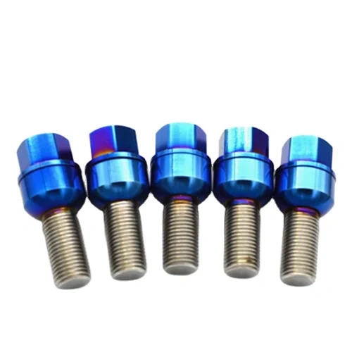 GR5 TITANIUM LUG BOLTS TI6AL4V AEROSPACE GRADE M14*1.5*29 FOR PORSCHE 911 Benz BMW M12*1.5*75
