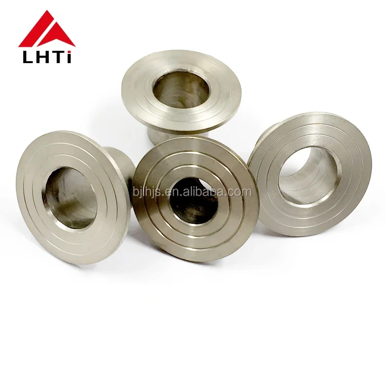 ASTM B363 WPT2 titanium lap joint stub end cap fitting