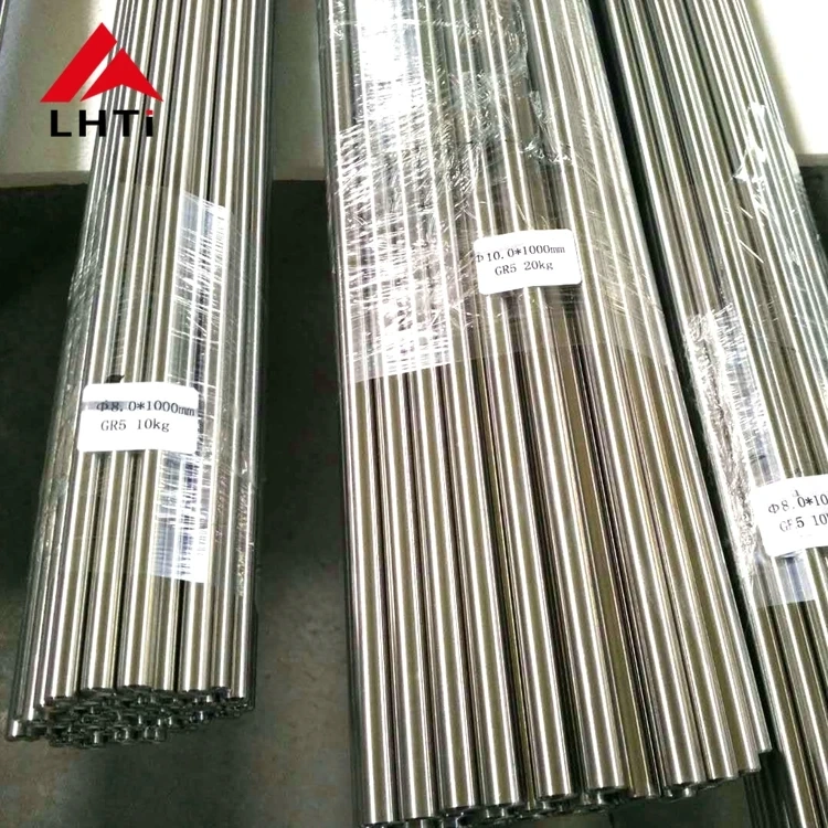 Pure titanium round bars tc4 grade 5 titanium bar for sale