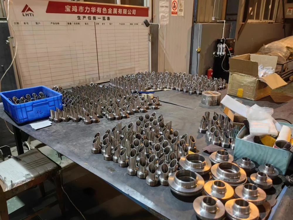 Factory Directly Supply Titanium material Long Weld Neck Flange with High Quality