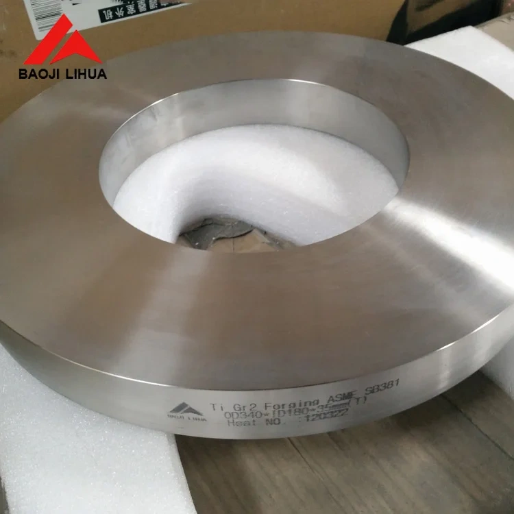 ASTM B16.5 TG RJ Titanium Lap Joint Stub End Butt Weld Fitting Lap Joint Flange