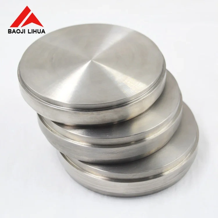 ASTM F136 Titanium Block Gr5 eli Gr2 Gr4 Titanium Disc 98mm for medical
