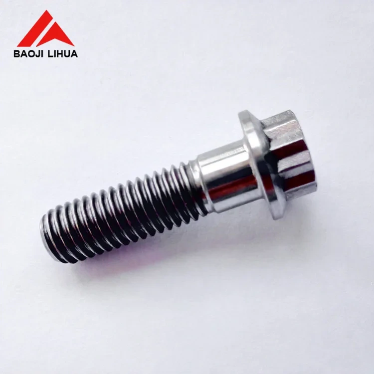 M10x1.25 rims bolts ,12 points titanium flange bolts for automobile